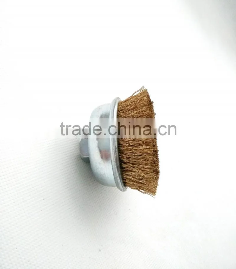 cup brushes with thread, diameter 75mm or 3"