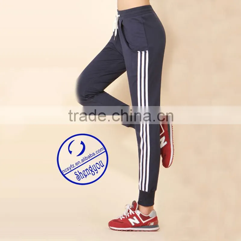 Custom wholesale high quality slim jogger pants for women