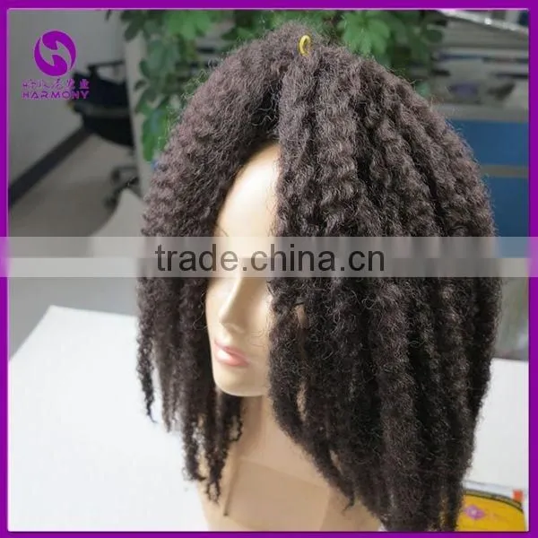 Wholesale 7Colors Optionals 20" Long Two Tone Ombre Afro Twist Kinky Curl Marley Hair Braid Extensions