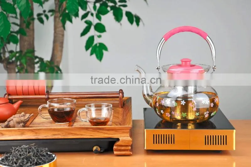 Popular Heat Resistant Glass Kettles for Tea and coffee