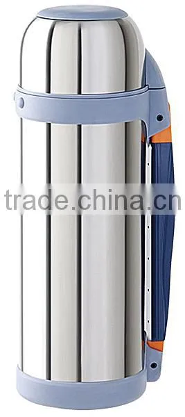 2014 hot sale double wall stainless steel travel coffee pot with handle 500ML 750ML 1000ML