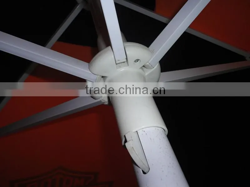 High quality markting aluminum grden umbrella outdoor parasol frame with pole and ribs