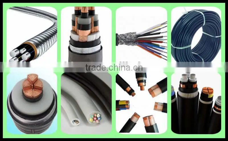 Power cable Cu copper Al. Cu/XLPE/SWA/PVC cable with 3X185mm