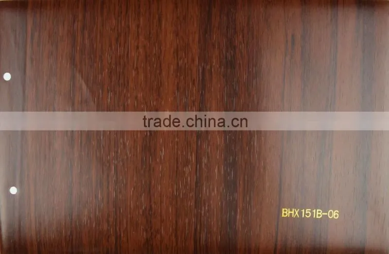 OEM/ODM Customized wood grain lamination pvc vinyl film
