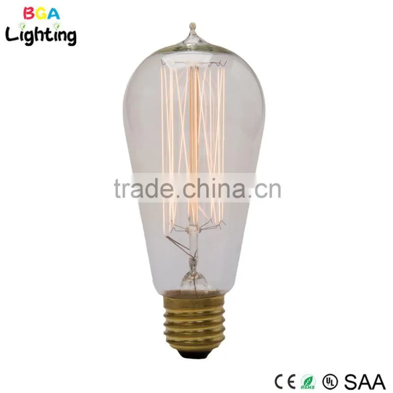 ST58 edison bulb light 60W
