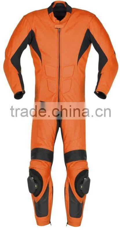 Perforated 1-Pc Motorcycle Leather Suit