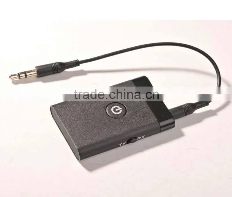Portable APTX wireless Bluetooth music adapter for cars & home use
