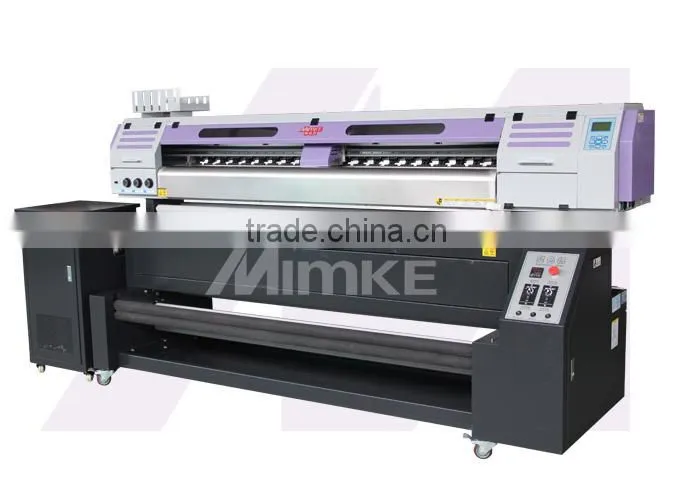 M-197Q banner printer with two EPSON DX7 head for polyester fabrics direct printing