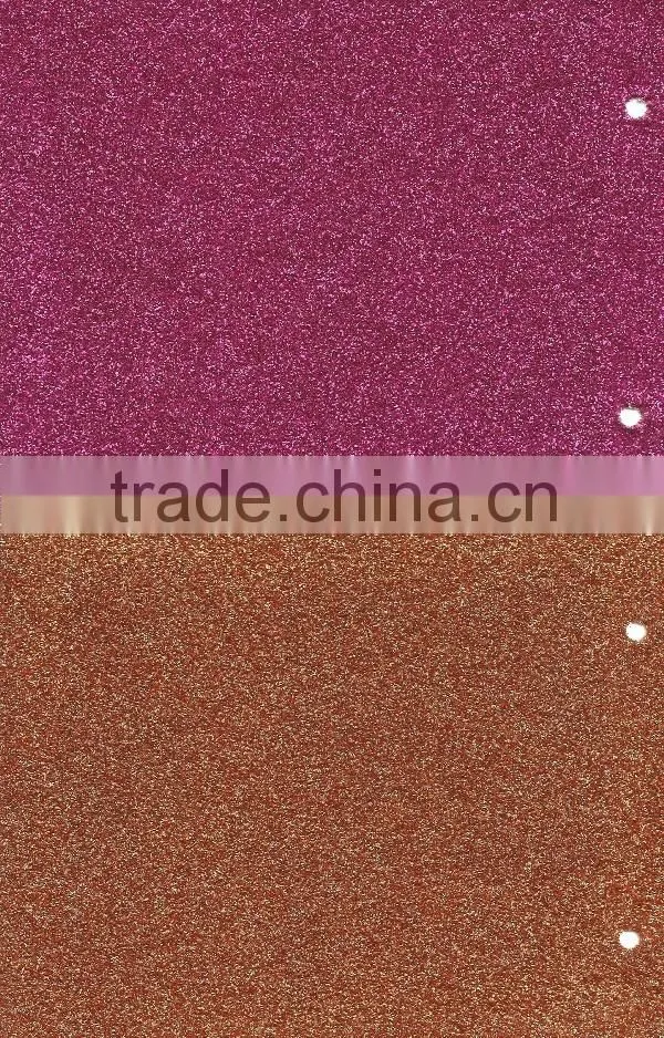 New Design shining glitter fabric for wallpaper/handbags/shoes