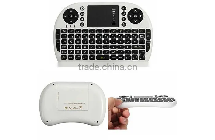 2.4Ghz Mini Wireless Fly Air Mouse keyboard Built-in with High Sensitive Smart Touchpad