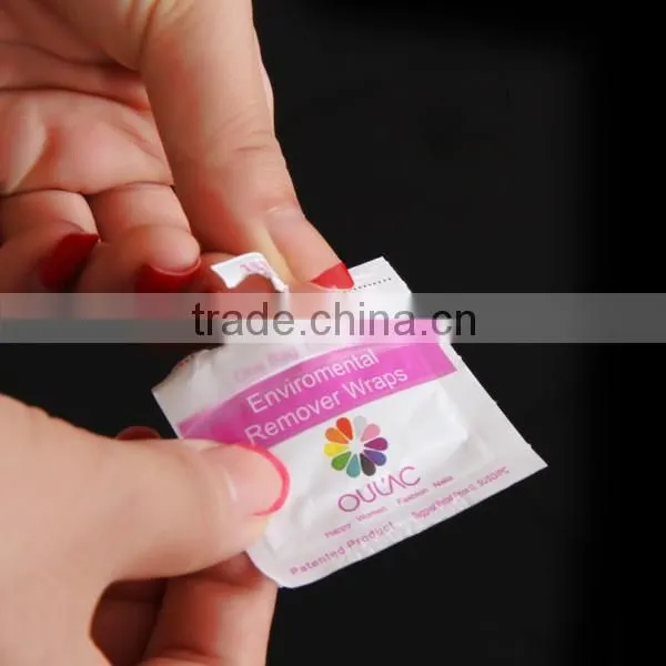 Newest 200pcs professional Uv Nail Gel Polish Remover Wraps