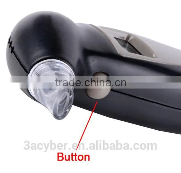 Digital LCD Breath Analyzer Breathalyzer Alcohol Tester Keychain Audible Alert