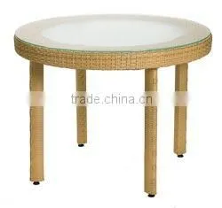standard PE rattan table for outdoor