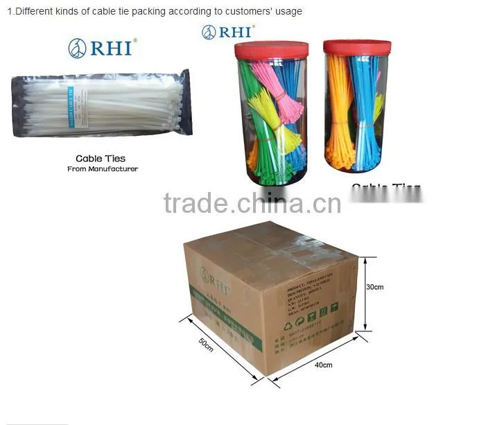 Self-Locking Wholesale Nylon 66 Cable tie Marker Tag