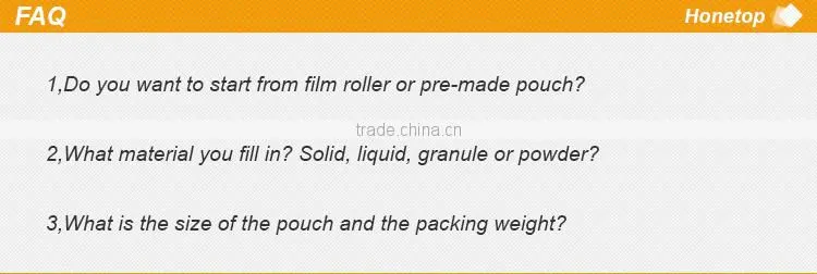 High quality automatic liquid packaging machine