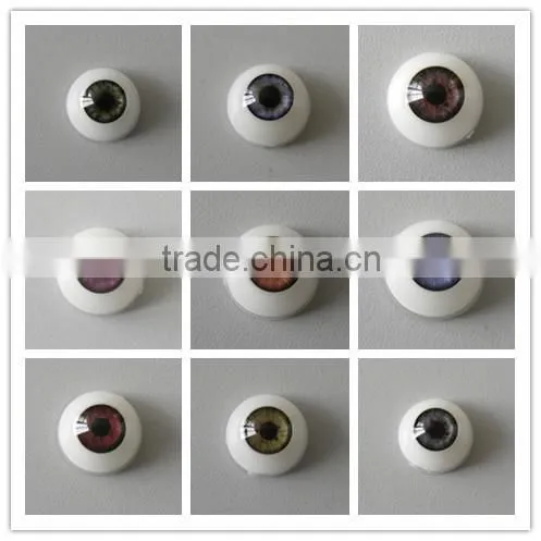 3-12mm oval acrylic doll eyes for American girl dolls