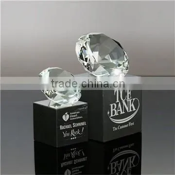 Diamond Cut Glass Crystal Awards Showpiece/Promotional Souvenir