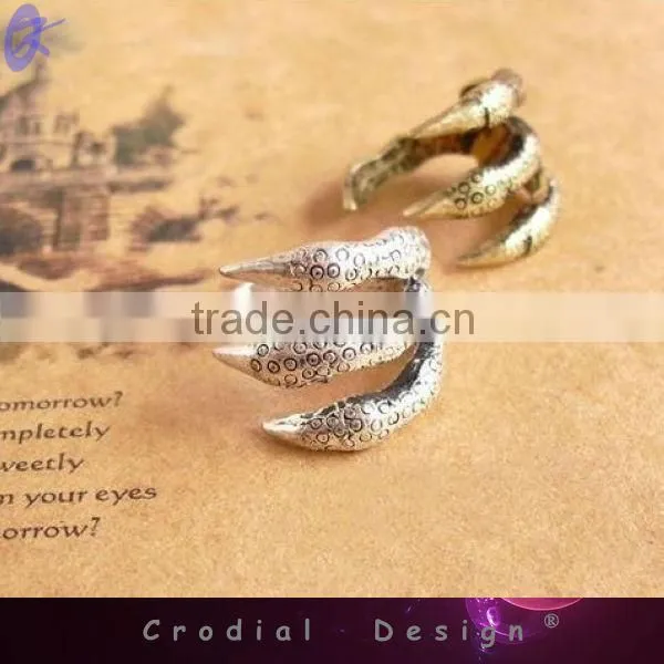 2013 Cheap Wholesale Hot Sale Claw Design Metal Ring For Women Fashion Rings