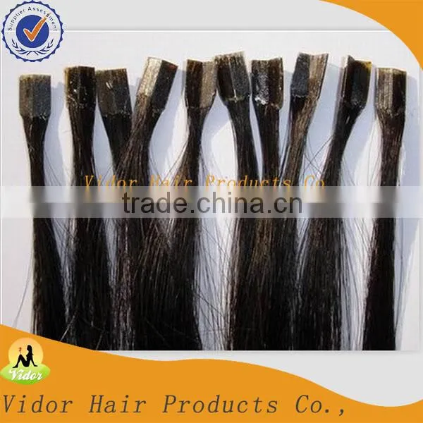 Quality Wholesale Pre-bonded Remy Indian Human Hair Extensions I-tip/u-tip/v-tip/micro Ring Loop Hair