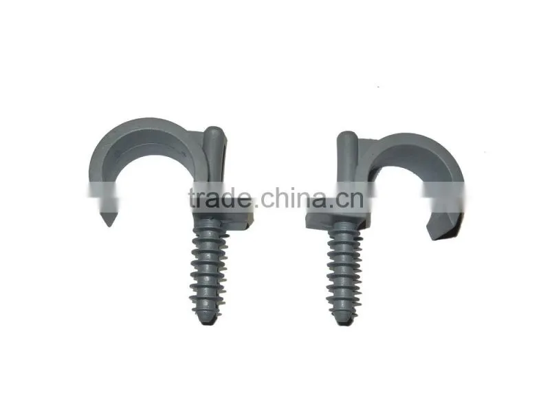 Plasic pipe clips, plastic pipe fasteners