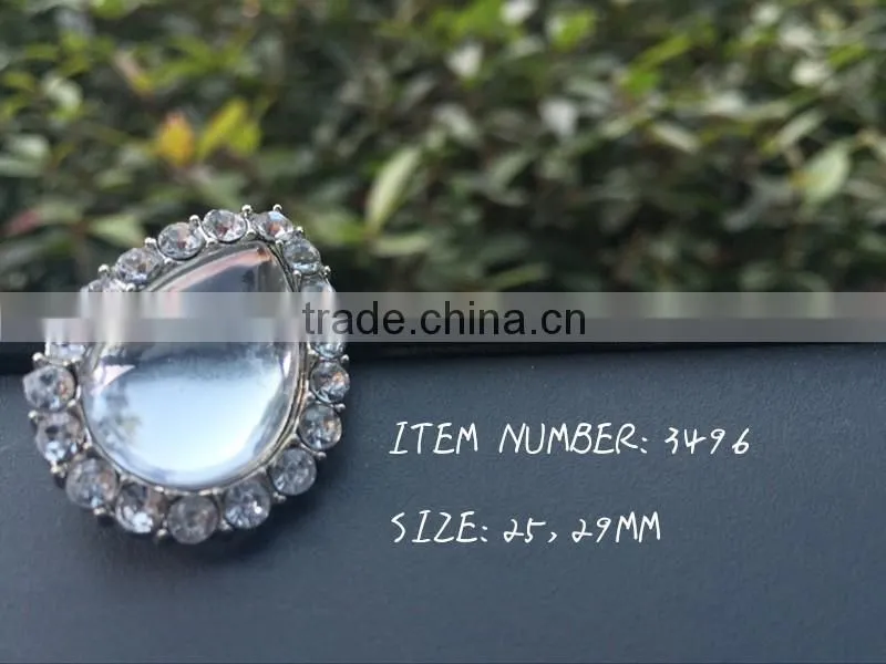 2016 hot sale new style rhinestone acrylic plastic button sewing retail&wholesale flower center