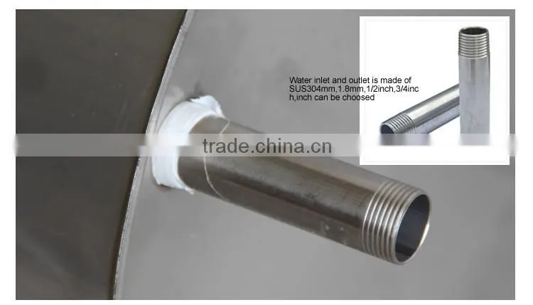 Unpressurized Natural Circulation Active Solar Water Heating System