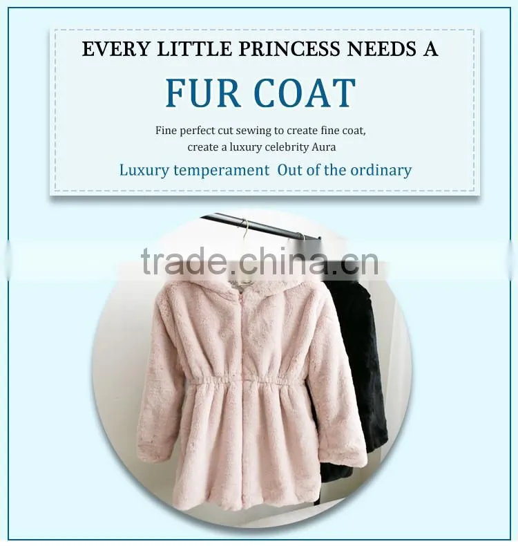 Korean stylish cashmere artificial fur coat for women