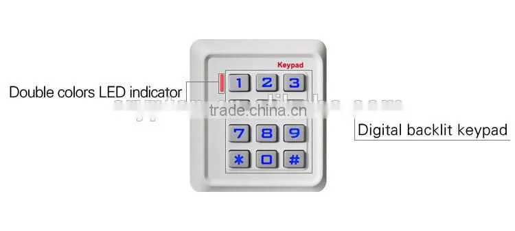 Lumos Digital Backlit Keypad Access Control