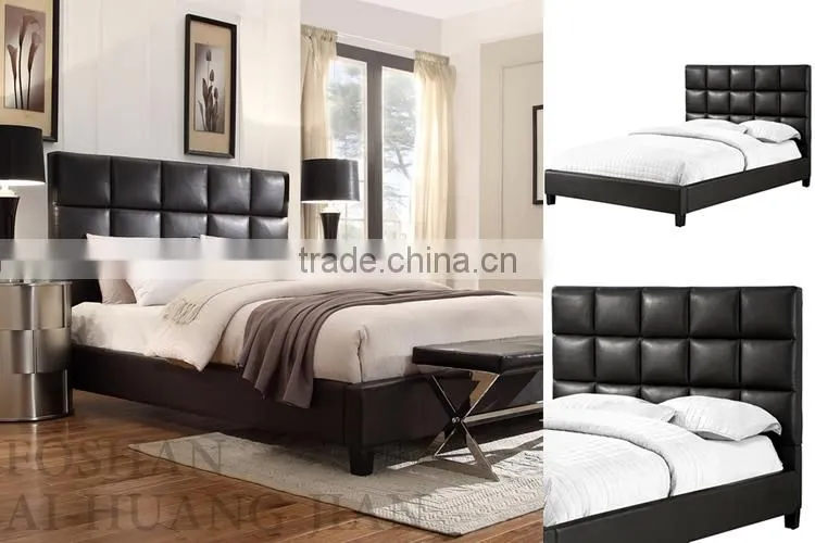 alibaba foshan new product europe style design leather bed price