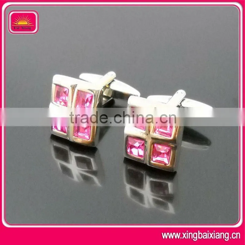 Customize bulk metal blank cufflinks