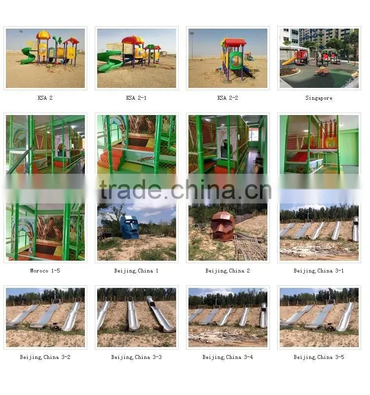 China Outdoor Plastic Playground Equipment