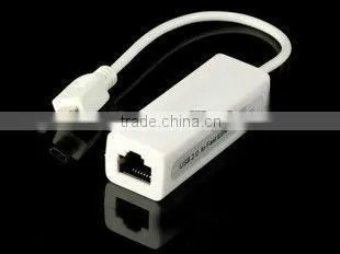 Mini 5pin USB external network lan card ethernet adapter