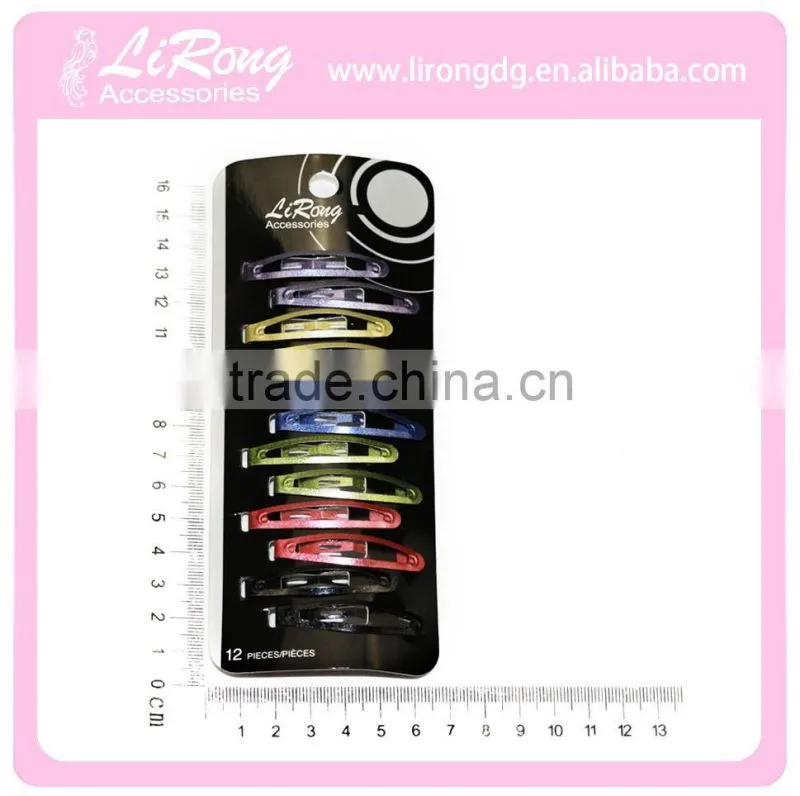 A variety of color drop clip