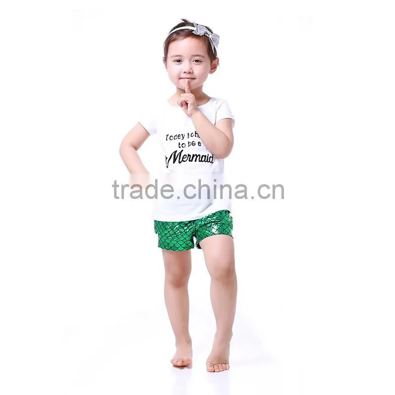 2016 baby girls mermaid outfits,wholesale girls childrens boutique clothing