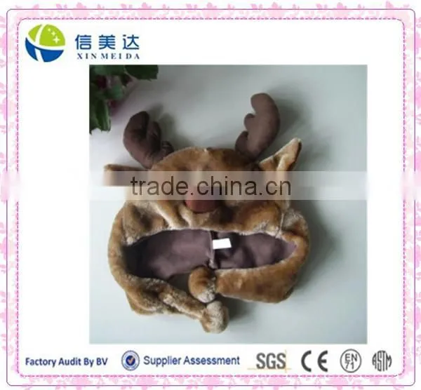 High-end plush Material moose hat