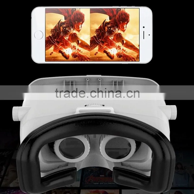 2016 Newest Google Cardboard Virtual Reality 3D Glasses, 3D VR Glasses for Smart Phone