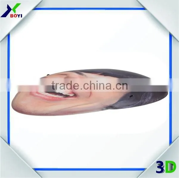 Promotional printed human face 3D PVC masks from Alibaba China