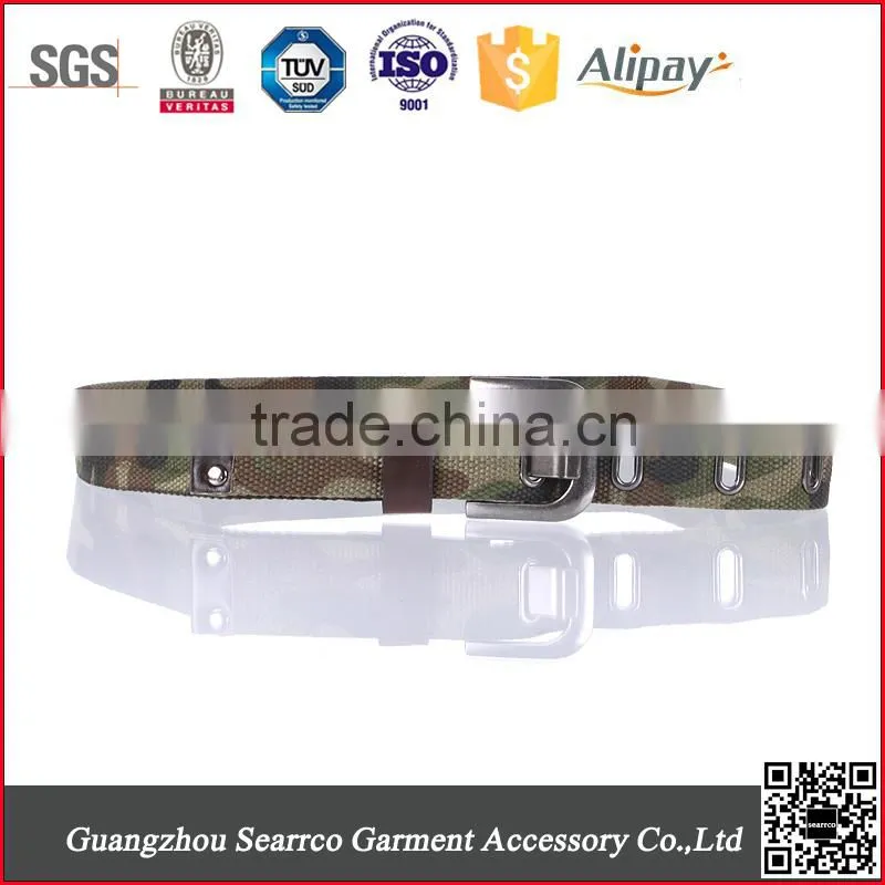 Print cotton webbing belt