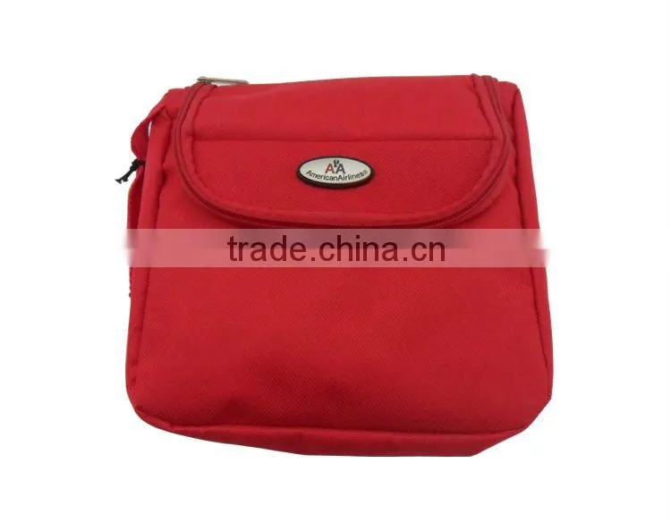 2015 Popular Red fabric trolley suitcase 5pcs Set EVA Luggage Bag / unique luggage sets/beautiful luggage sets
