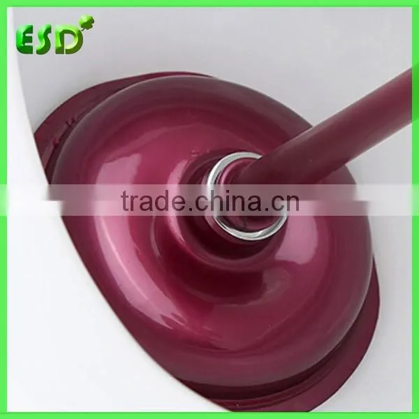 ESD Plastic Colored Custom Toilet Plunger With Handle