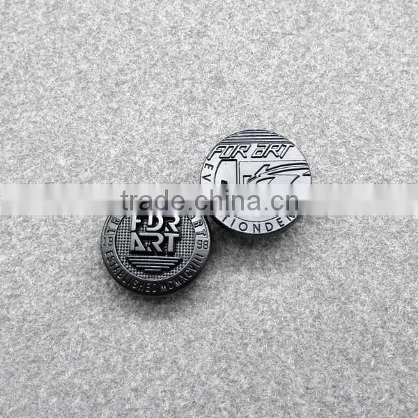 Simple Black Customize Jacket Button