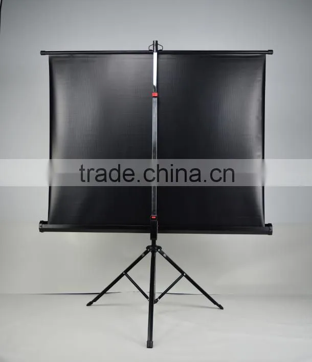 2016 hot selling matt White Tripod Projector Screen by screen manufacturer offer best price