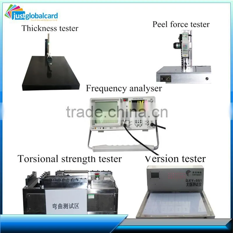 credit card size cmyk offfest printing Customized contact SLE4442 IC card