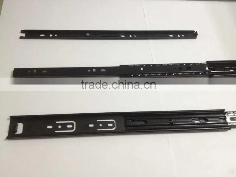 ZY:37MM(1.2*1.0*1.2) 3-Fold Ball Bearing Drawer Slide