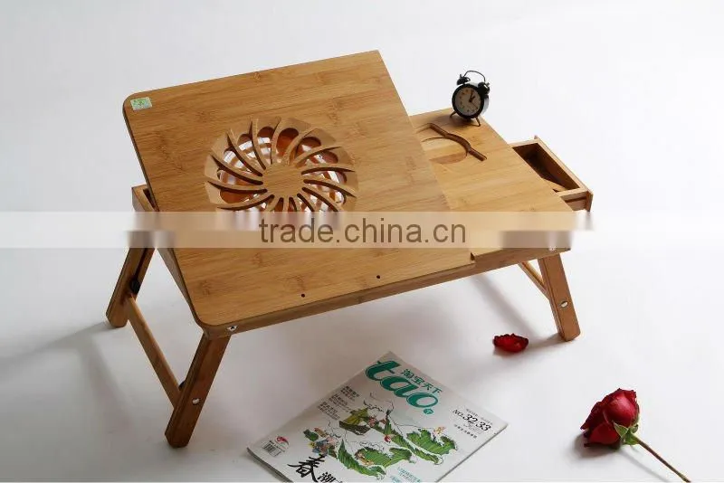 Natural Bamboo product, furniture,Bamboo bed tray,bamboo laptop desk,laptop stand,bed stand,overbed table