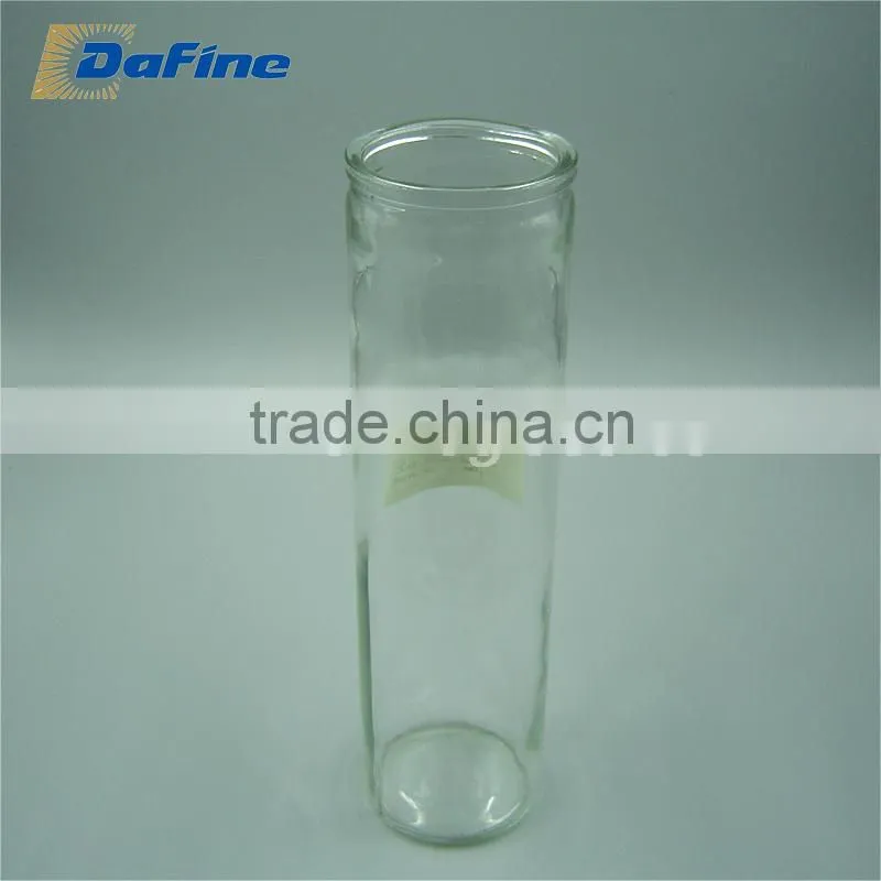 685ml Clear Straight Side Cylinder Glass Vase