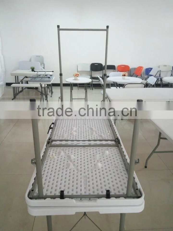 Retail HDPE 8FT Rectangle Folding Table for Outdoor