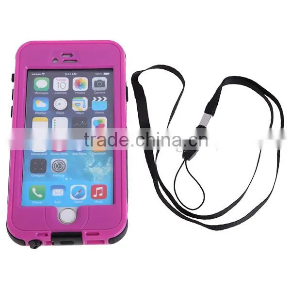 5.5" for iPhone 6 6S 6 Plus Waterproof Case IPX68 With Fingerprint Touch ID
