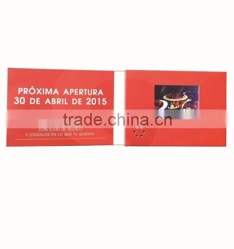 video greeting card