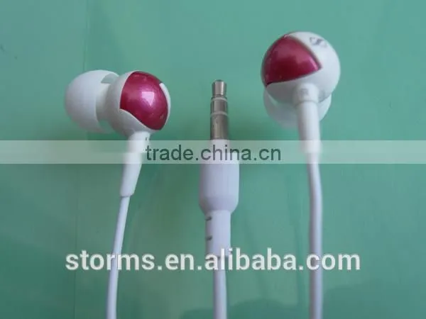 Newest fashional stylish colurful stereo in ear earpiece in flower shape